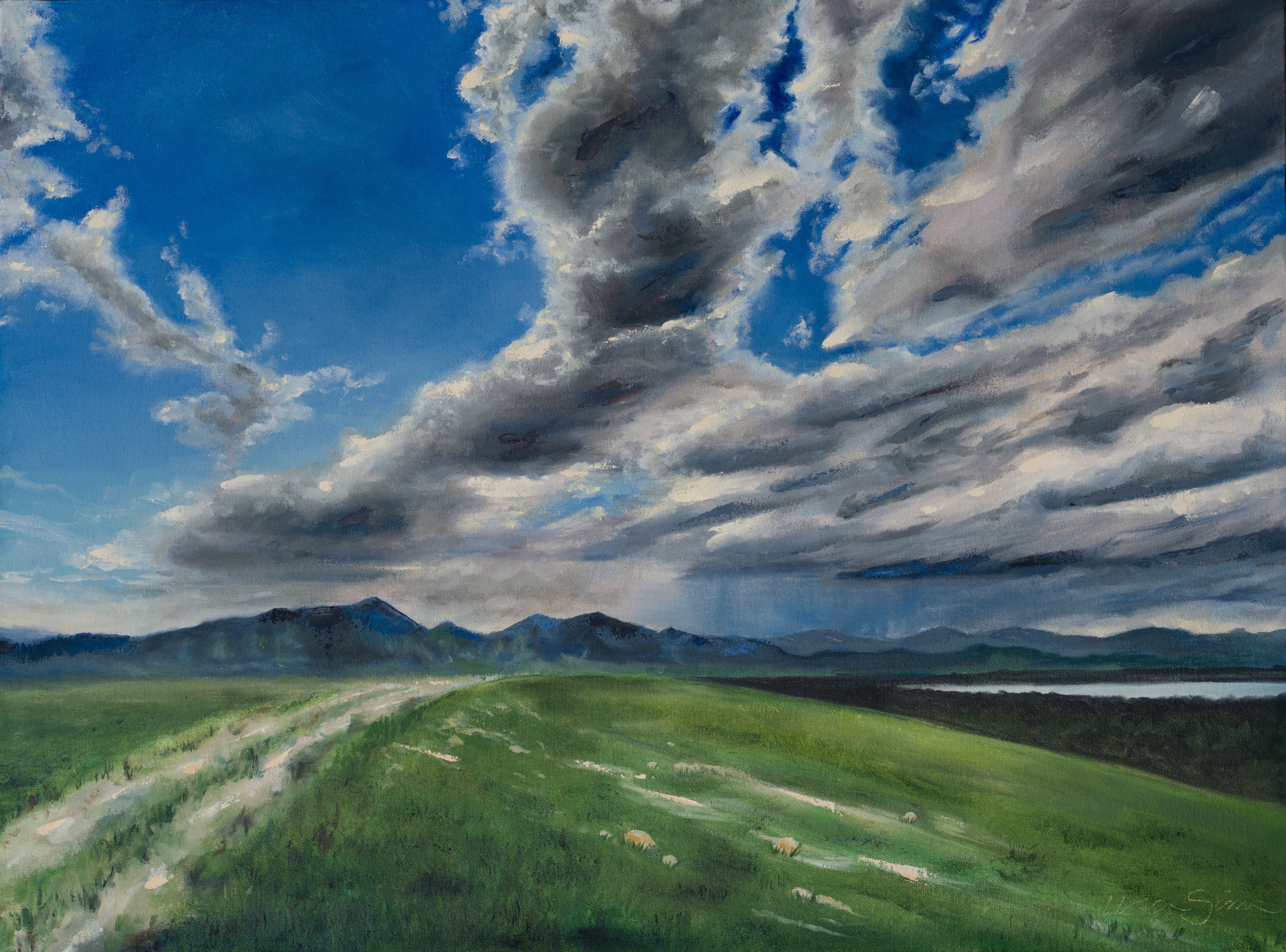 Before the Rain - 18 x 24 inches